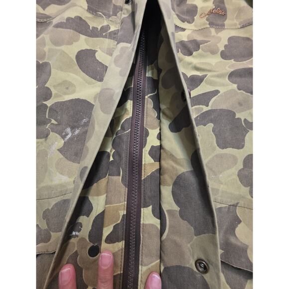 Cabelas Men's Camo Light Weight Long Sleeve Jacket With Hood Size Xl - Picture 5 of 10